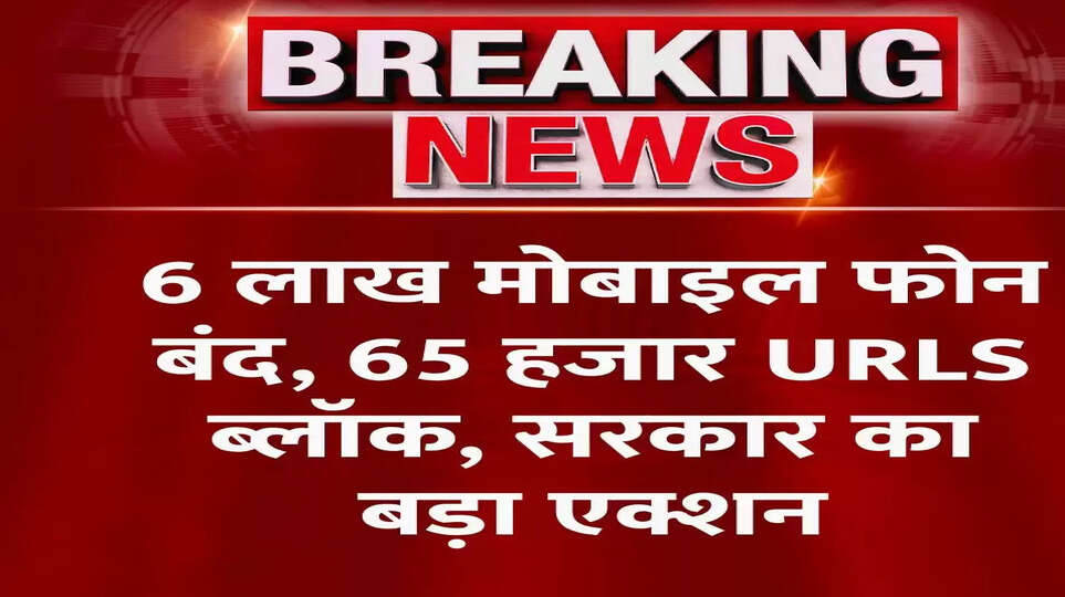 6 लाख मोबाइल बंद और 65 हजार URLs ब्लॉक: