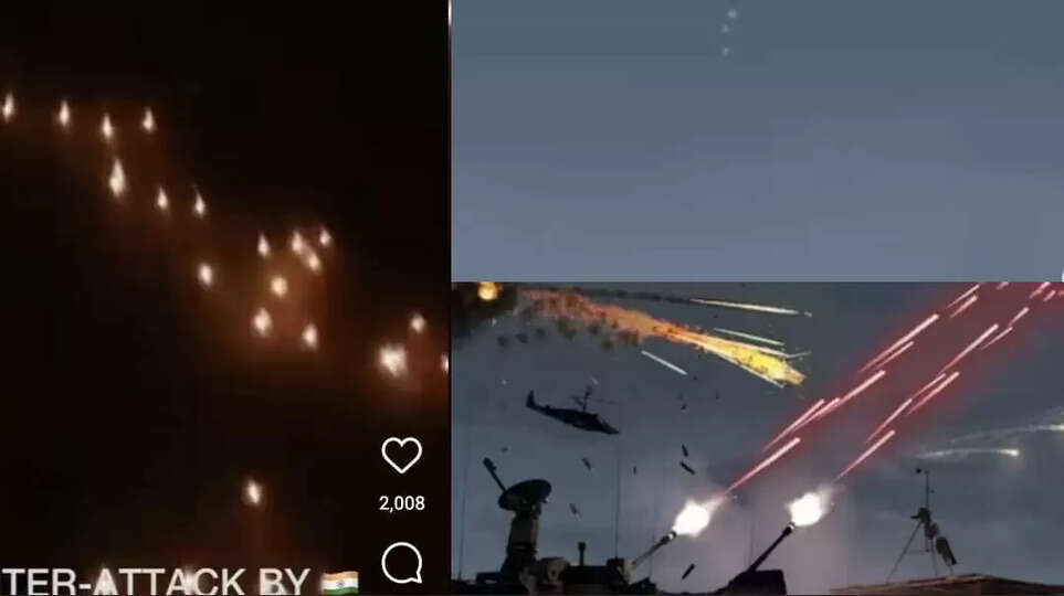 Fake India-Pakistan war videos