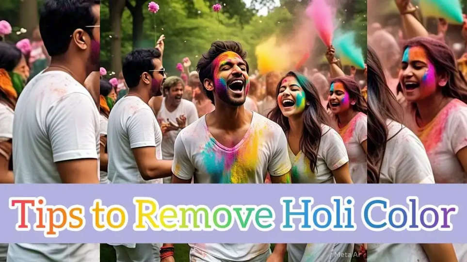 Tips to Remove Holi Color